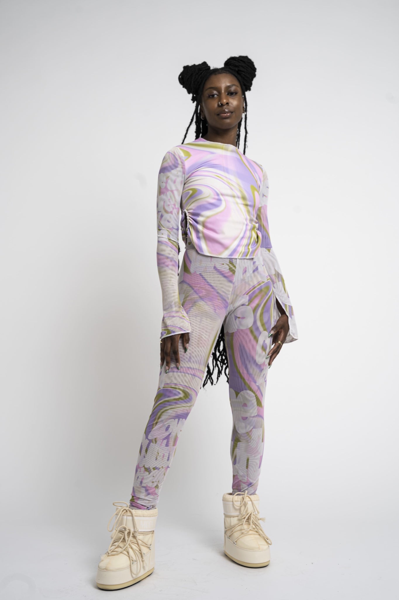 Mesh/Lycra Reversible Top