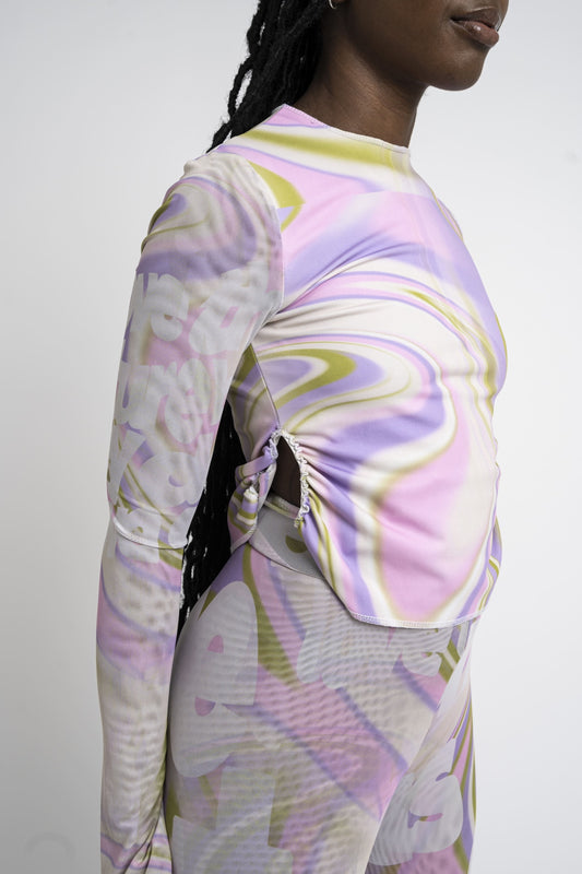 Mesh/Lycra Reversible Top