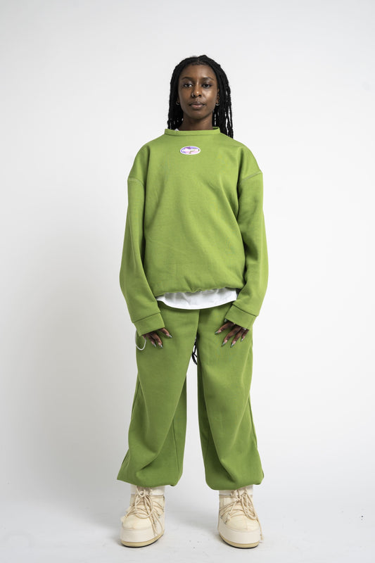 Lime Rubber Logo Tracksuit
