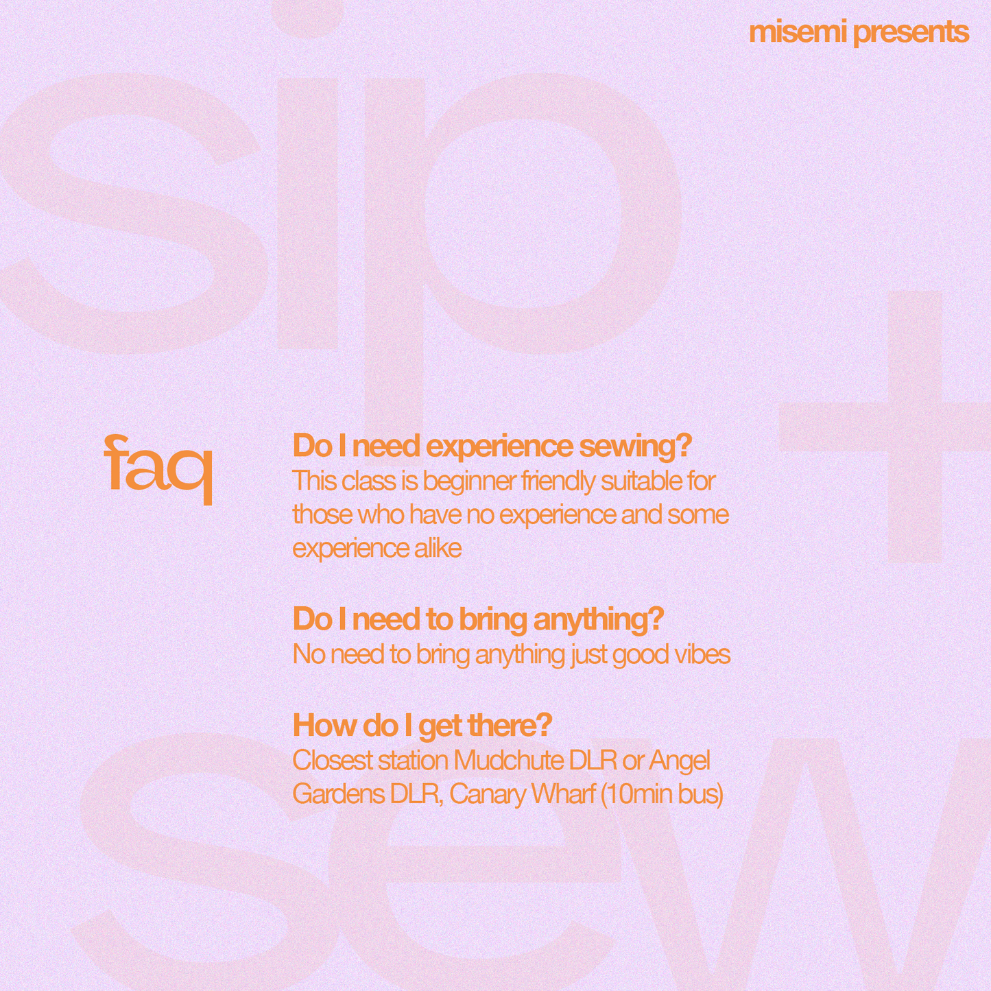 Sip + Sew: Self Care Edition ๐ฅ๐