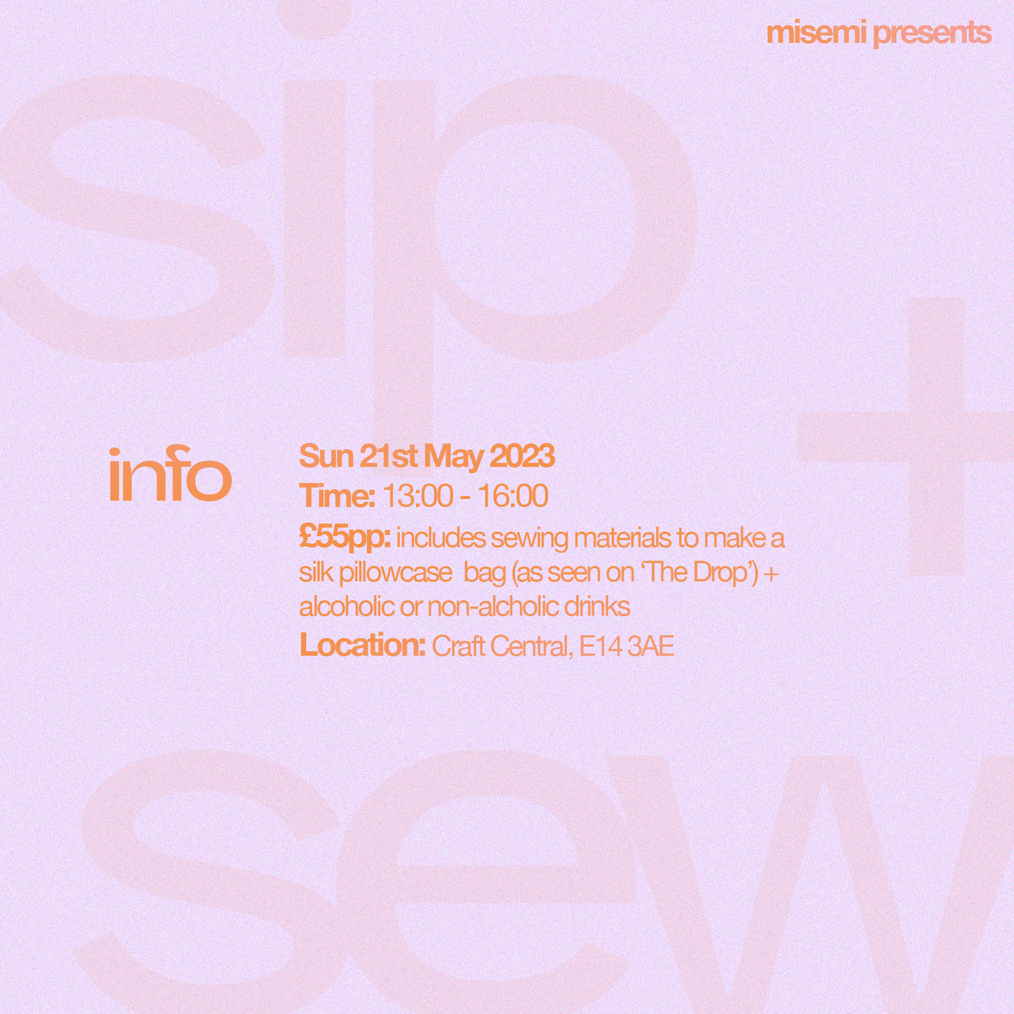 Sip + Sew: Self Care Edition ๐ฅ๐