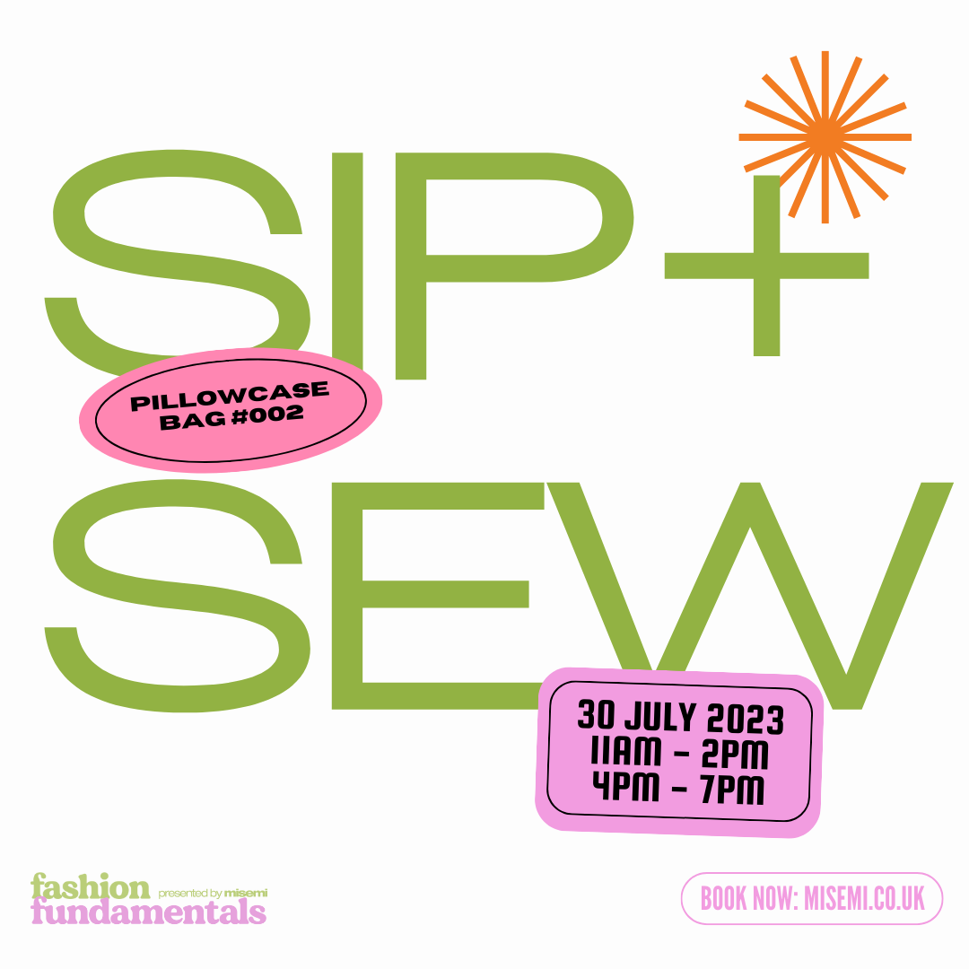 Sip + Sew: Pillowcase Bag