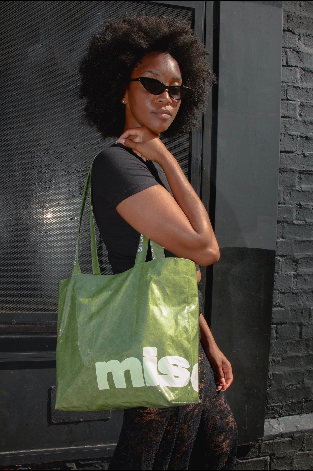 Vinyl shopper bag new arrivals